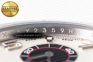 Daytona 116519 Clean Factory 1:1 Best Edition 904L SS Case White Dial on Rubber Strap SA4130 V2 - Görsel 7