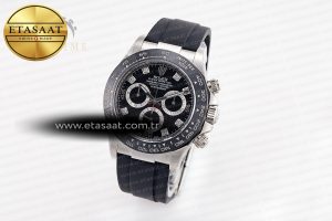 Daytona 116519 Clean Factory 1:1 Best Edition Black Diamonds Dial on Oysterflex Rubber Strap SA4130