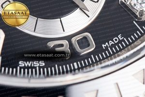 Daytona 116519 Clean Factory 1:1 Best Edition Black Diamonds Dial on Oysterflex Rubber Strap SA4130 - Görsel 10