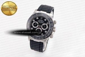 Daytona 116519 Clean Factory 1:1 Best Edition Black Diamonds Dial on Oysterflex Rubber Strap SA4130 - Görsel 2