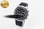 Daytona 116519 Clean Factory 1:1 Best Edition Black Diamonds Dial on Oysterflex Rubber Strap SA4130 - Görsel 2