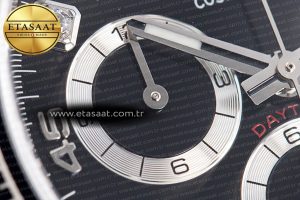 Daytona 116519 Clean Factory 1:1 Best Edition Black Diamonds Dial on Oysterflex Rubber Strap SA4130 - Görsel 9