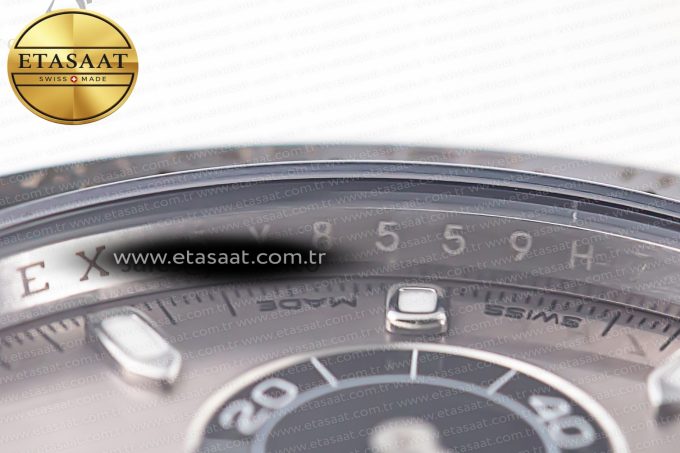 Daytona 116519 Clean Factory 1:1 Best Edition Grey Dial on Oysterflex Rubber Strap SA4130 - Görsel 10