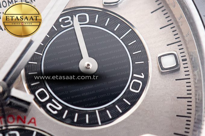 Daytona 116519 Clean Factory 1:1 Best Edition Grey Dial on Oysterflex Rubber Strap SA4130 - Görsel 11