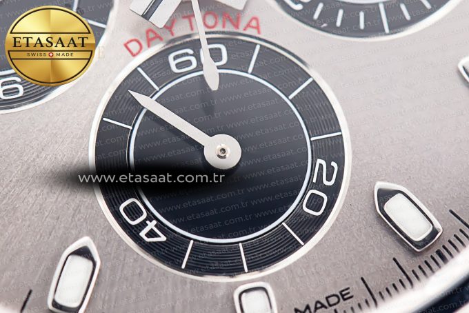 Daytona 116519 Clean Factory 1:1 Best Edition Grey Dial on Oysterflex Rubber Strap SA4130 - Görsel 12