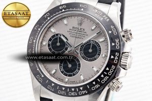 Daytona 116519 Clean Factory 1:1 Best Edition Grey Dial on Oysterflex Rubber Strap SA4130 - Görsel 6