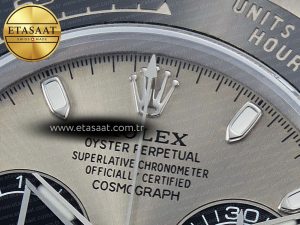 Daytona 116519 QF 1:1 Best Edition Gray Dial on Oysterflex Strap SH4130 V3 (Gain Weight) - Görsel 10
