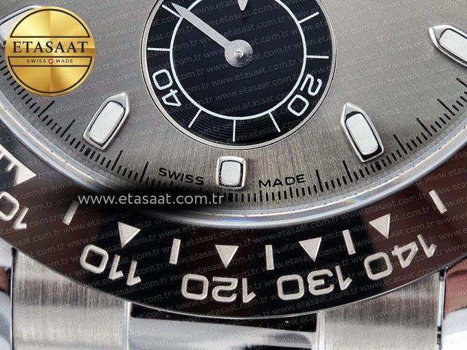 Daytona 116519 QF 1:1 Best Edition Gray Dial on Oysterflex Strap SH4130 V3 (Gain Weight) - Görsel 12