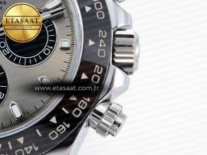Daytona 116519 QF 1:1 Best Edition Gray Dial on Oysterflex Strap SH4130 V3 (Gain Weight) - Görsel 13