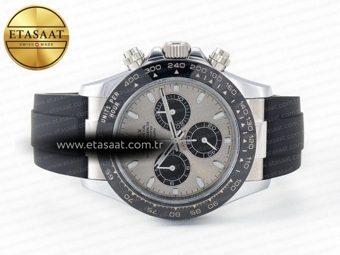 Daytona 116519 QF 1:1 Best Edition Gray Dial on Oysterflex Strap SH4130 V3 (Gain Weight) - Görsel 9
