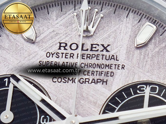 Daytona 116519 QF 1:1 Best Edition Meteorite Dial on Oysterflex Strap SH4130 V3 (Gain Weight) - Görsel 11