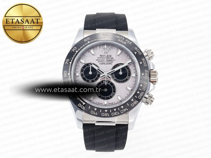 Daytona 116519 QF 1:1 Best Edition Meteorite Dial on Oysterflex Strap SH4130 V3 (Gain Weight) - Görsel 3
