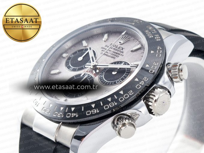 Daytona 116519 QF 1:1 Best Edition Meteorite Dial on Oysterflex Strap SH4130 V3 (Gain Weight) - Görsel 7