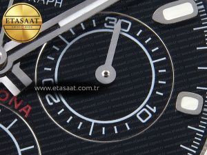 Daytona 116519 SS OMF Best Edition Black Dial on Oysterflex Strap A7750 (Slim Movement) - Görsel 11