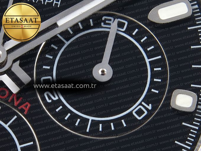 Daytona 116519 SS OMF Best Edition Black Dial on Oysterflex Strap A7750 (Slim Movement) - Görsel 11