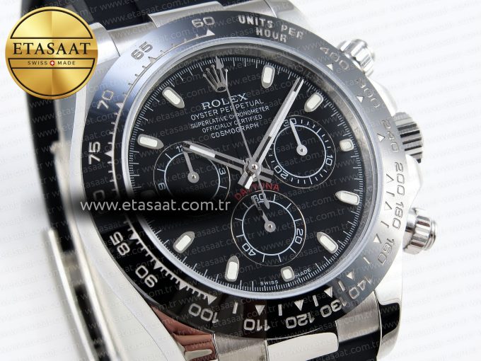Daytona 116519 SS OMF Best Edition Black Dial on Oysterflex Strap A7750 (Slim Movement) - Görsel 5