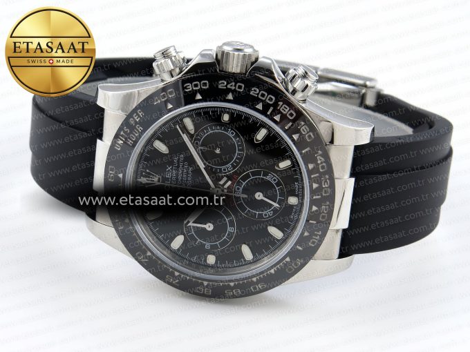 Daytona 116519 SS OMF Best Edition Black Dial on Oysterflex Strap A7750 (Slim Movement) - Görsel 6