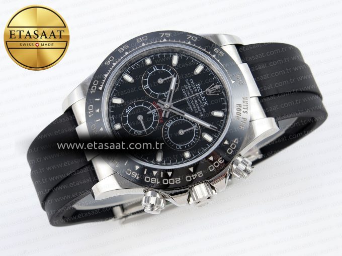 Daytona 116519 SS OMF Best Edition Black Dial on Oysterflex Strap A7750 (Slim Movement) - Görsel 7