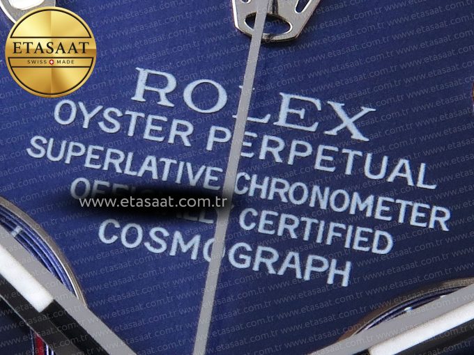 Daytona 116519 SS OMF Best Edition Blue Dial on Oysterflex Strap A7750 (Slim Movement) - Görsel 10