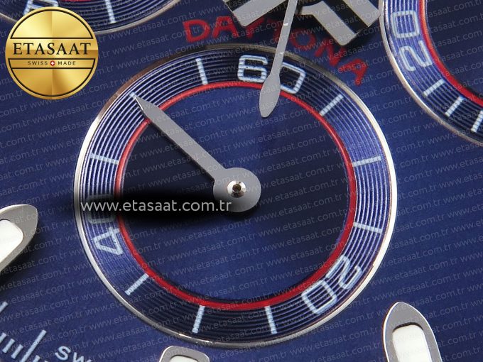 Daytona 116519 SS OMF Best Edition Blue Dial on Oysterflex Strap A7750 (Slim Movement) - Görsel 12