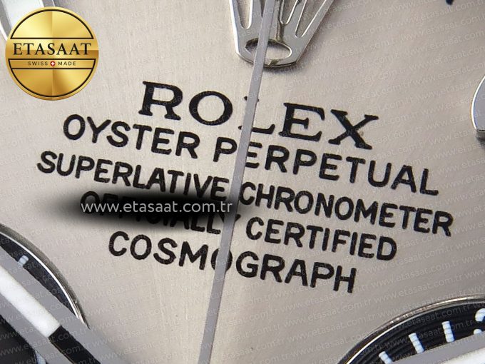 Daytona 116519 SS OMF Best Edition Gray/Black Dial on Oysterflex Strap A7750 (Slim Movement) - Görsel 10