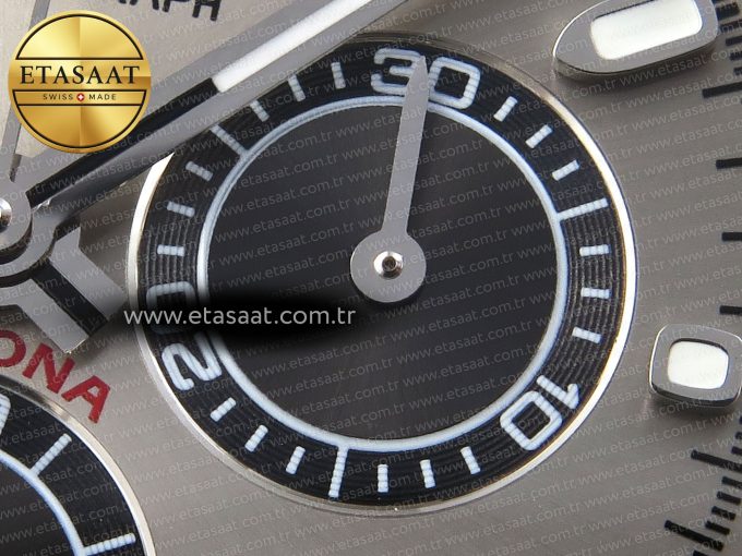 Daytona 116519 SS OMF Best Edition Gray/Black Dial on Oysterflex Strap A7750 (Slim Movement) - Görsel 11