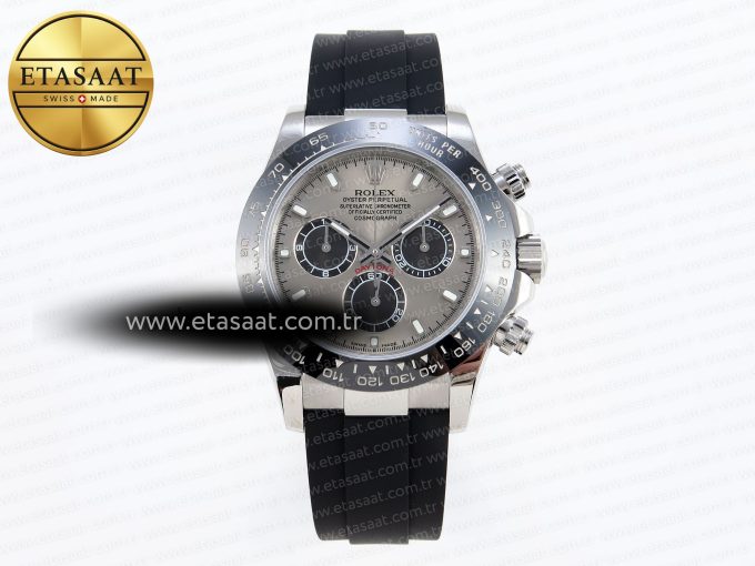Daytona 116519 SS OMF Best Edition Gray/Black Dial on Oysterflex Strap A7750 (Slim Movement) - Görsel 3