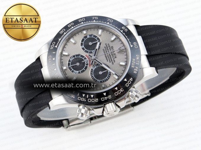 Daytona 116519 SS OMF Best Edition Gray/Black Dial on Oysterflex Strap A7750 (Slim Movement) - Görsel 7
