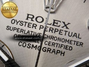 Daytona 116519 SS OMF Best Edition Gray Dial on Oysterflex Strap A7750 (Slim Movement) - Görsel 10