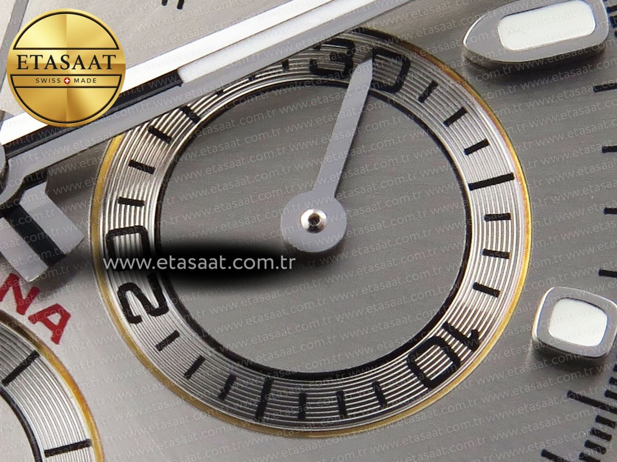 Daytona 116519 SS OMF Best Edition Gray Dial on Oysterflex Strap A7750 (Slim Movement) - Görsel 11