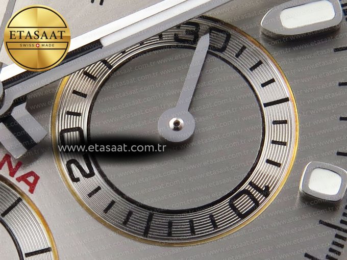 Daytona 116519 SS OMF Best Edition Gray Dial on Oysterflex Strap A7750 (Slim Movement) - Görsel 11