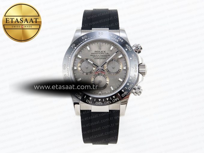 Daytona 116519 SS OMF Best Edition Gray Dial on Oysterflex Strap A7750 (Slim Movement) - Görsel 3
