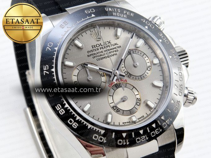 Daytona 116519 SS OMF Best Edition Gray Dial on Oysterflex Strap A7750 (Slim Movement) - Görsel 5