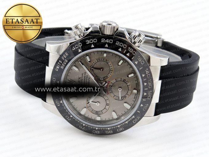 Daytona 116519 SS OMF Best Edition Gray Dial on Oysterflex Strap A7750 (Slim Movement) - Görsel 6