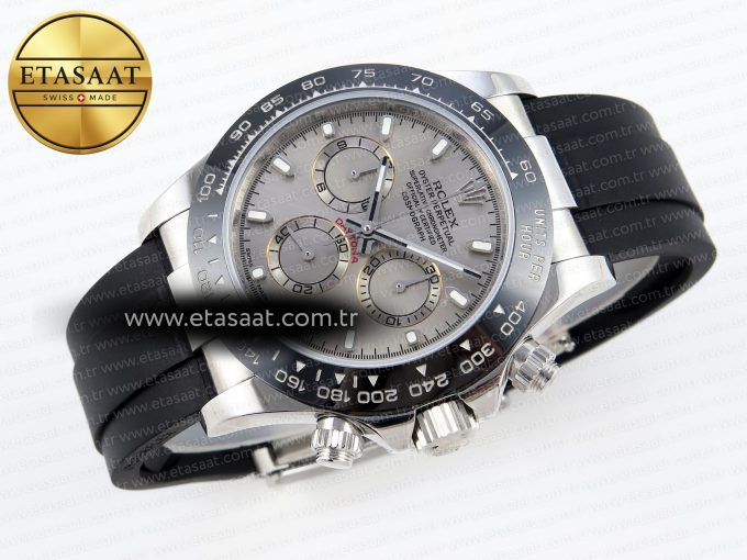 Daytona 116519 SS OMF Best Edition Gray Dial on Oysterflex Strap A7750 (Slim Movement) - Görsel 7