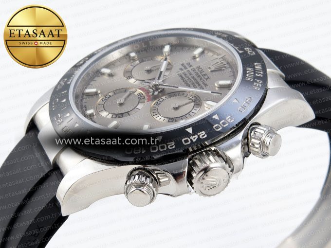 Daytona 116519 SS OMF Best Edition Gray Dial on Oysterflex Strap A7750 (Slim Movement) - Görsel 8