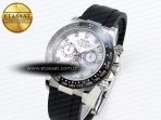 Daytona 116519 SS OMF Best Edition White MOP Diamonds Dial on Oysterflex Strap A7750 (Slim Movement)