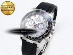 Daytona 116519 SS OMF Best Edition White MOP Diamonds Dial on Oysterflex Strap A7750 (Slim Movement)
