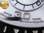 Daytona 116519 SS OMF Best Edition White MOP Diamonds Dial on Oysterflex Strap A7750 (Slim Movement) - Görsel 13