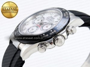 Daytona 116519 SS OMF Best Edition White MOP Diamonds Dial on Oysterflex Strap A7750 (Slim Movement) - Görsel 8
