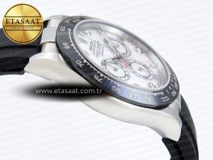 Daytona 116519 SS OMF Best Edition White MOP Diamonds Dial on Oysterflex Strap A7750 (Slim Movement) - Görsel 9