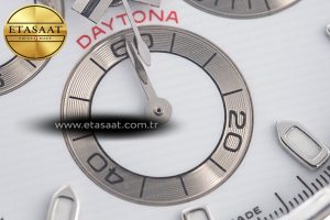 Daytona 116520 Clean 1:1 Best Edition 904L SS Case and Bracelet White Dial SA4130 V3 - Görsel 12
