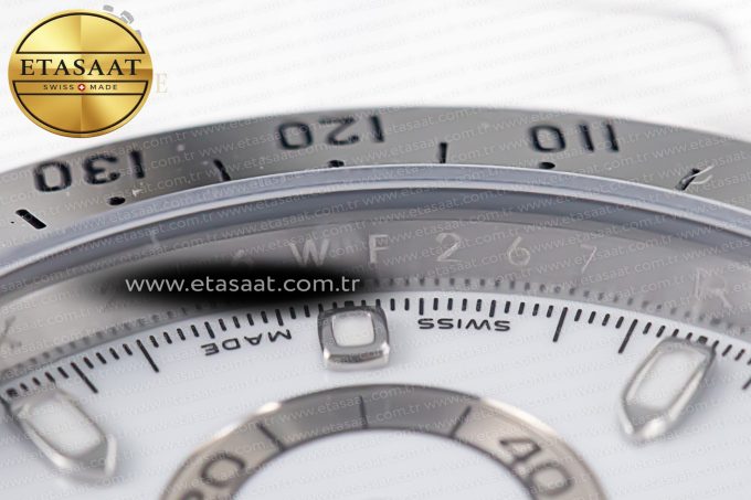 Daytona 116520 Clean 1:1 Best Edition 904L SS Case and Bracelet White Dial SA4130 V3 - Görsel 15