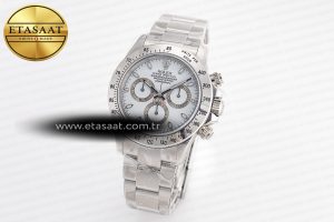 Daytona 116520 Clean 1:1 Best Edition 904L SS Case and Bracelet White Dial SA4130 V3 - Görsel 2