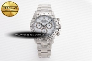 Daytona 116520 Clean 1:1 Best Edition 904L SS Case and Bracelet White Dial SA4130 V3 - Görsel 3
