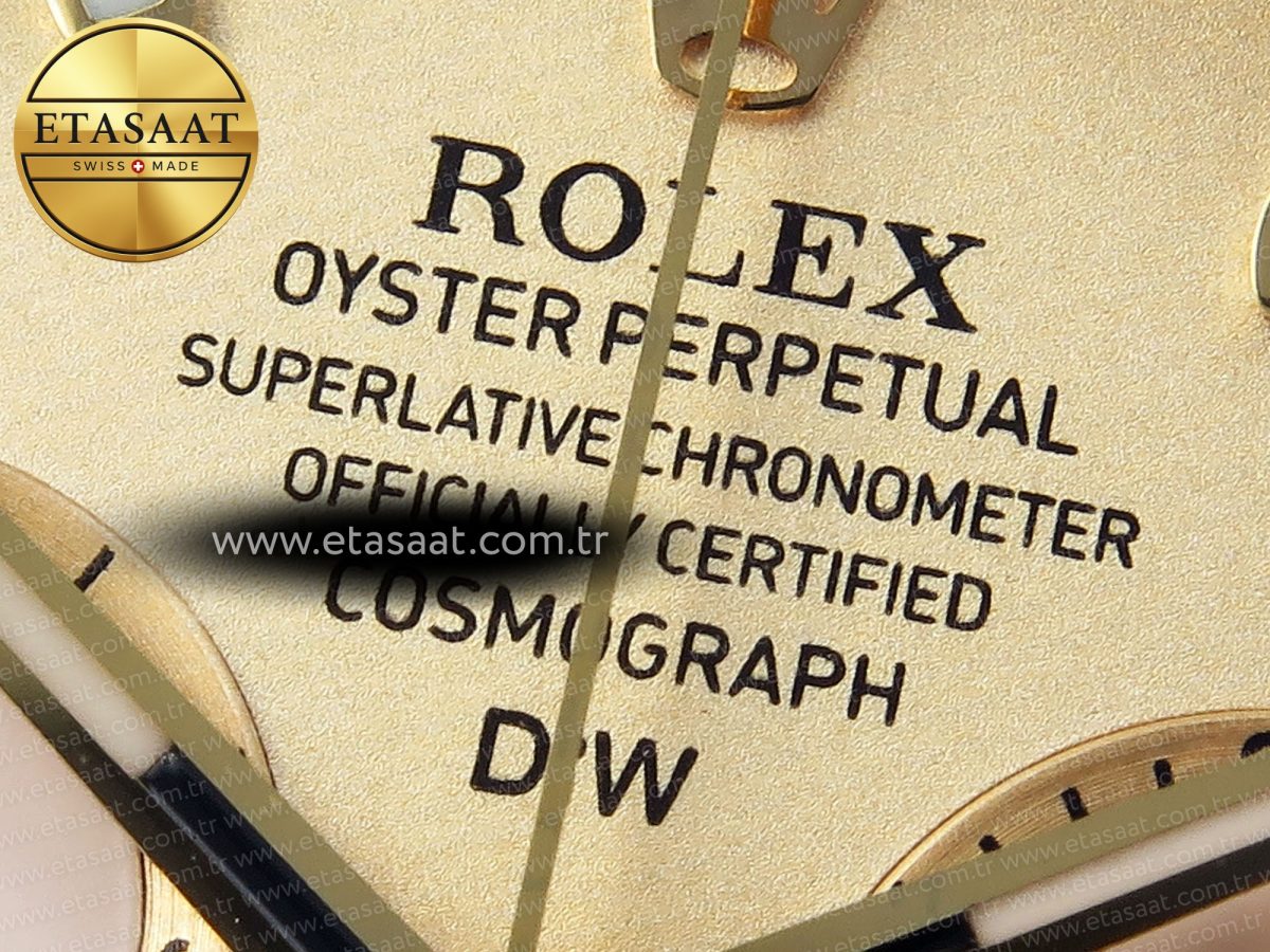 Rolex Daytona Rose Gold Dial NOOB SA4130 - Görsel 10