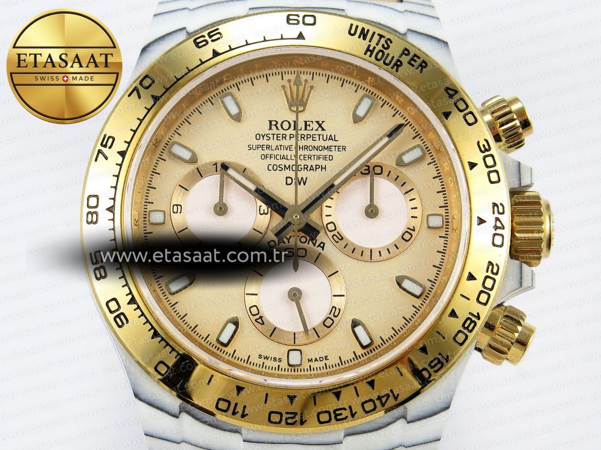 Rolex Daytona Rose Gold Dial NOOB SA4130 - Görsel 4