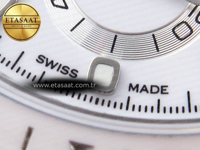 Daytona 40mm FC/NY White Dial DIWF A7750 - Görsel 14