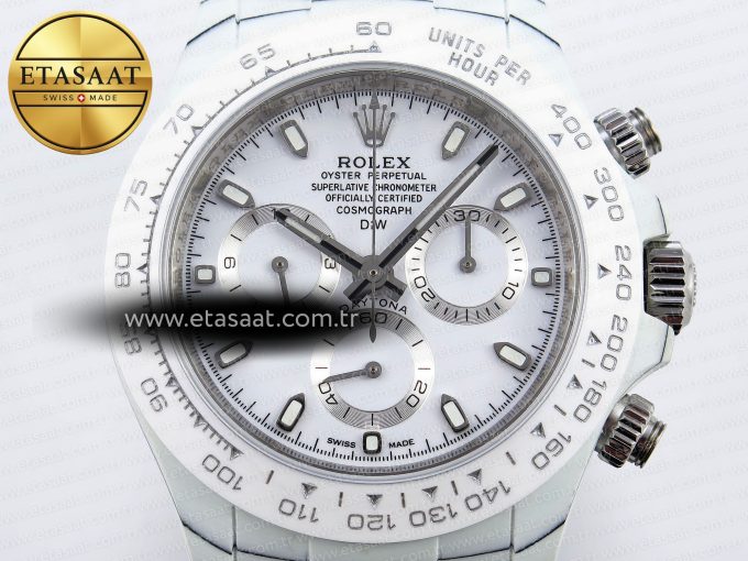 Daytona 40mm FC/NY White Dial DIWF A7750 - Görsel 4