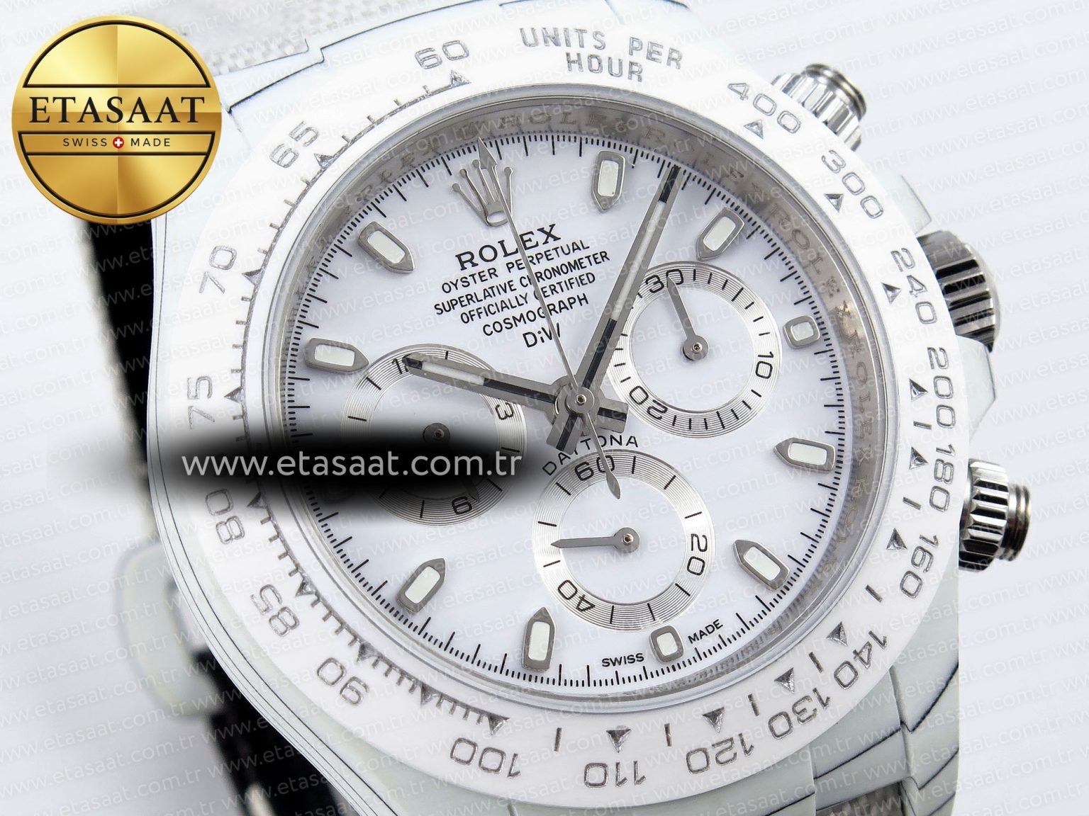 Rolex Daytona FC/NY White Dial DIWF A7750 - Görsel 5